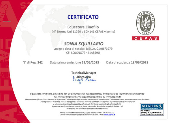 Educatore Cinofilo biella 3